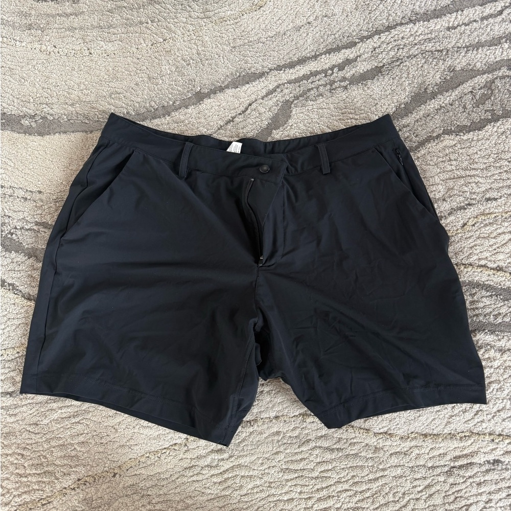 90 Degree By Reflex Black Athletic Shorts